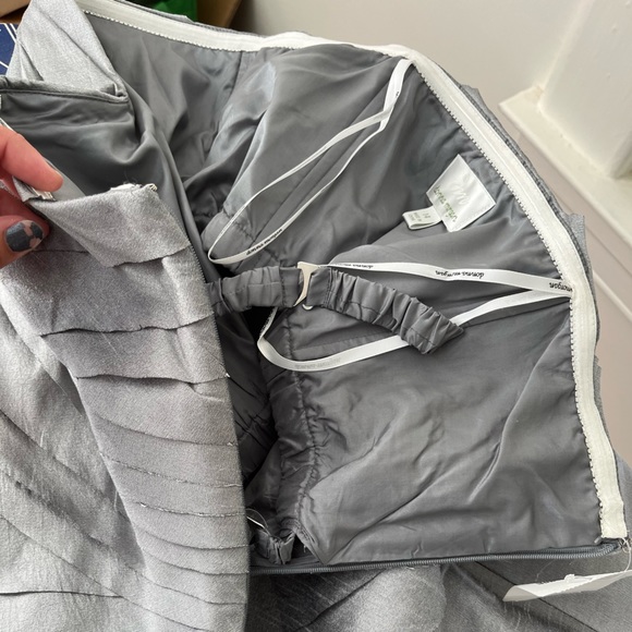 Donna Morgan Formal Silver/Grey Strapless Dress, size 14, NWT - Picture 11 of 15